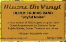 The Derek Trucks Band ‎– Joyful Noise (LTD) 2021 thumbnail