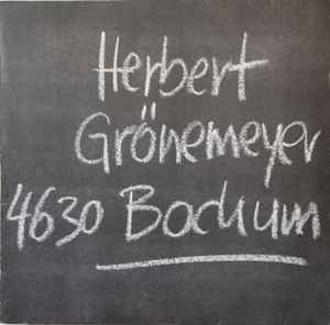 Herbert Grönemeyer – 4630 Bochum (1984)